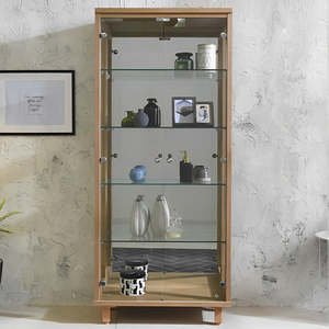 Display Units: MILLE Display Cabinet - Oak