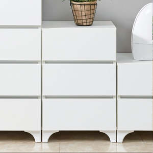 RUBY 3 Drawers - White