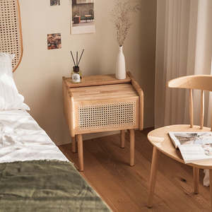 Coffee Tables: HUSH Bedside Table - Natural