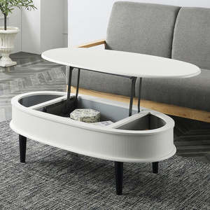 Tracy Lift Up Coffee Table - White