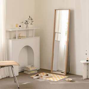 Mirrors: Woodie Mirror Small - Oak