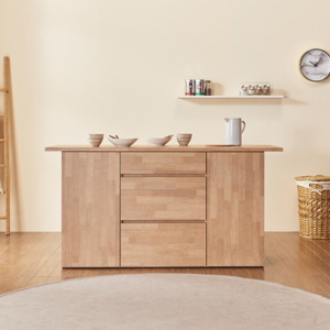 Kitchen Island: NANA Kitchen Island Bench -  All oak
