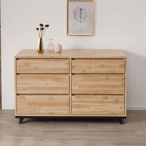 106c 14th Of Feb: FRANCIS 6 Drawers Lowboy -  Acacia