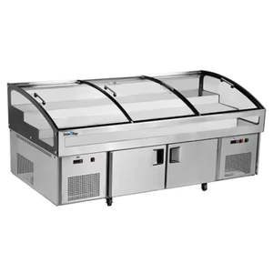 Stainless Double Door With Triple Temperature Display Cabinet BT-B2.5/D-T3