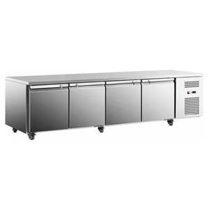 Stainless Steel Four Door Workbench Fridge GNR2280T4