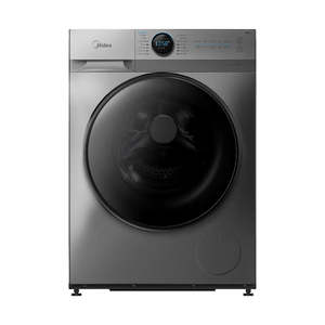 All: Midea 9KG Steam Wash Front Load Washing Machine with Wi-Fi - Titanium Colour