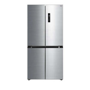 All: Midea 470L Cross Door Fridge Freezer Stainless Steel