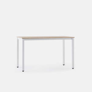 Office Desks: ETHAN Desk - Oak & White