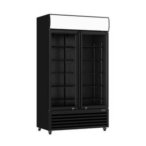 Upright Solid And Glass Door Fridges: Thermaster Large Two Glass Door Colourbond Upright Drink Fridge - LG-1200BP