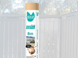 8 metre Oscillot Cat Fence Kit - DIY Cat Rollers CATFENCE