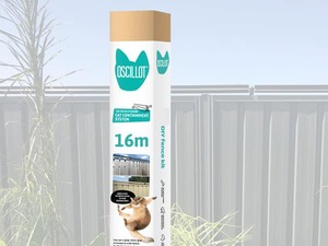 16-metre Oscillot Cat Fence kit - DIY cat rollers CATFENCE