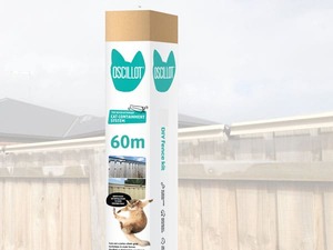 Products: 60-metre Oscillot Cat Fence kit - DIY cat rollers CATFENCE