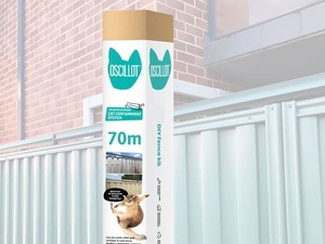 Products: 70-metre Oscillot Cat Fence kit - DIY cat rollers CATFENCE