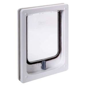 Dogwalk small dog door for thin door or wall – Cat Door Company