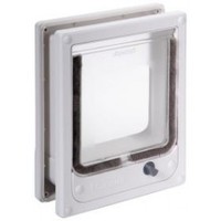 Products: Catwalk cat door or dog door magnetic - wood fitting