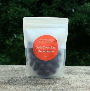 Nuts: Dark Chocolate Coated Organic Macadamia Nuts 350g