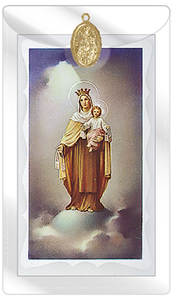 Gifts and Cards Family Life Catholic Gifts: Our Lady of Mt Carmel Prayer and Medal Family Life Catholic Gifts