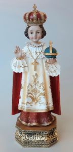 Art and Statues Family Life Catholic Gifts: Infant Jesus of Prague – 12.5cm Family Life Catholic Gifts
