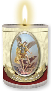 Candles Family Life Catholic Gifts: Votive Candle – St Michael Family Life Catholic Gifts