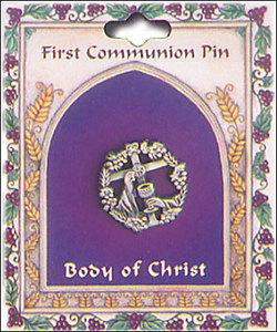 First Holy Communion Pin Family Life Catholic Gifts