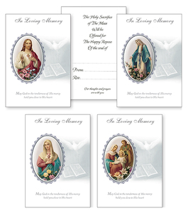 Blessed Mother: Mass Cards – Sympathy Family Life Catholic Gifts