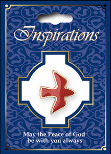 Badge: Holy Spirit – Lapel Pin Family Life Catholic Gifts