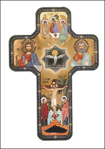 Cross Icon Holy Trinity Family Life Catholic Gifts