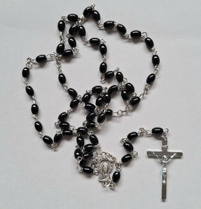 Blessed Mother: Good Old-fashioned Black Rosary Family Life Catholic Gifts