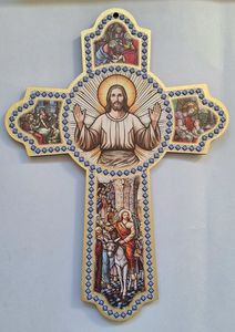 Crosses and Crucifixes Family Life Catholic Gifts: The Welcome Cross – 15cm Family Life Catholic Gifts