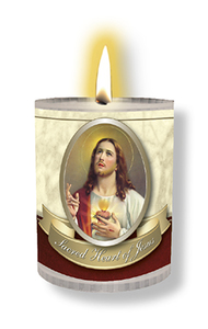 Candles Family Life Catholic Gifts: Votive Candle – Sacred Heart of Jesus Family Life Catholic Gifts