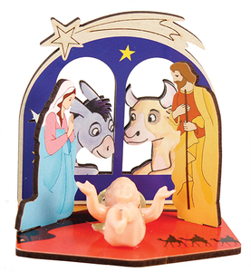 Art and Statues Family Life Catholic Gifts: Children’s Nativity Scene – 3 Figures Family Life Catholic Gifts