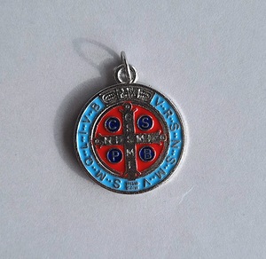 Benedict: St Benedict Medal – Coloured 2.2cm Family Life Catholic Gifts