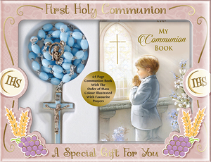 Blessed Mother: First Holy Communion Gift Set – Boy Family Life Catholic Gifts