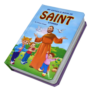 Baby: My Catholic Book of Saints Stories – Board Book Family Life Catholic Gifts