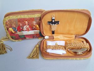 Crosses and Crucifixes Family Life Catholic Gifts: Viaticum Case (Communion to the Sick) Family Life Catholic Gifts