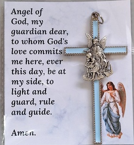 Guardian Angel Cross – Boy Family Life Catholic Gifts