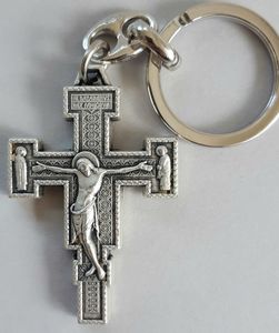 Crosses and Crucifixes Family Life Catholic Gifts: Icon Cross Keyring Family Life Catholic Gifts