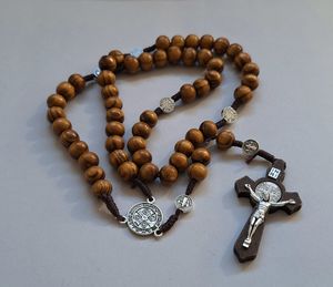 St Benedict Rosary – Wooden Family Life Catholic Gifts