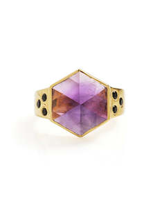 Ring: Amethyst Gold Ring