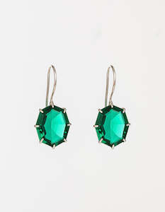 Gifts Under 150: Veridian Drop Silver Earrings