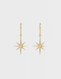 Asteria: Asteria Citrine Gold Earrings