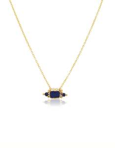 Lapis Gold Amer Necklace