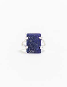 Lapis Silver Ring