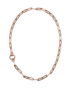 Rose Gold Long Loop Necklace Long
