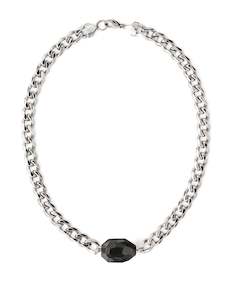 Bestsellers: Onyx Classic Silver Chunky Choker