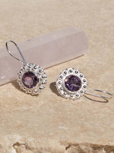 February: Amethyst Silver Domes