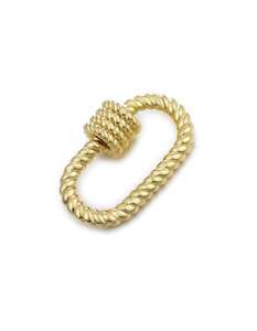Carrier Lock - twisted gold