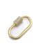 Carrier Lock - zircon yellow gold