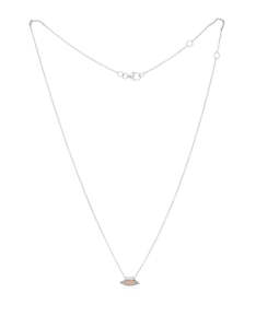 21: Rose Quartz Silver Amer Necklace