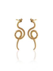 60: Gold Loopy Serpents